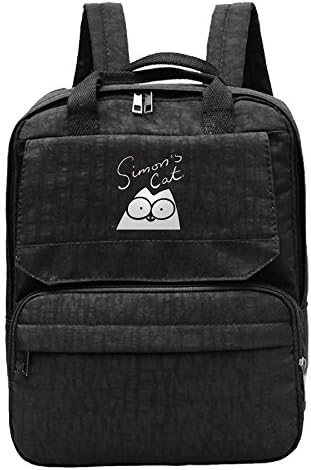 GIFTSt Women's Cat Paint Simons Fashion Backpack Laptop Bags For Adult Purple