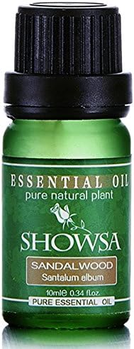 Pure Sandalwood Essential Oil from India Pure is Extracted from Santalum Album, Also Known as East Indian Sandalwood, 100% Authentic, Best Aromatherapy Oil, 0.34 fl. oz.