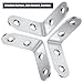 L Bracket 20 Packs, Stainless Steel Right Angle Corner Brackets/Brace with Screws-40 X 40 mm