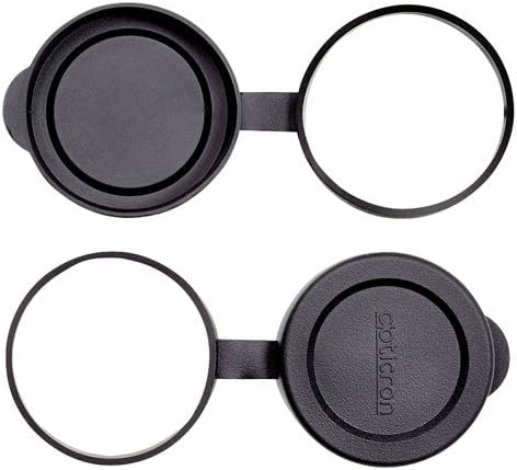 Opticron 31046 42mm Rubber Objective Lens Covers OG M Pair fits models with Outer Diameter 51-52mm, Black