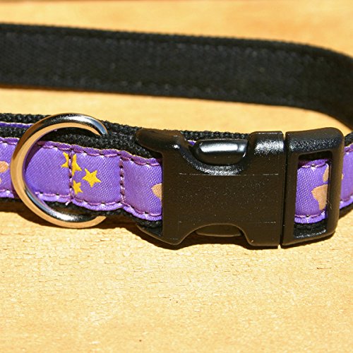 3/4" PawsNStars Medium Hemp Collar