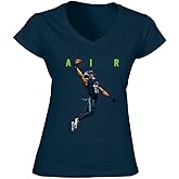 Jaxon Smith Njigba JSN AIR Seattle Ladies V-Neck Shirt T-Shirt Adult XL Blue