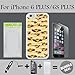 Yummy Hamburger Custom iPhone 6 PLUS Cases/6S PLUS Cases-White-Plastic,Bundle 3in1 Comes with HD Tempered Glass/Universal Stylus Pen by innosub