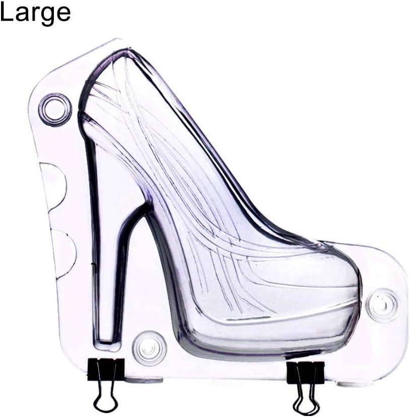 lamta1k Pastry Mould,3D Woman High Heel Shoe Chocolate Fondant Cake DIY Pastry Baking Tool Maker Soap Baking Cake Mold - Large