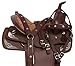 AceRugs 10″ 12″ 13″ Synthetic Western Youth Kids SEAT Quarter Horse Saddle TACK PAD Headstall REINS Breast Collar Set (Brown, 13)thumb 1