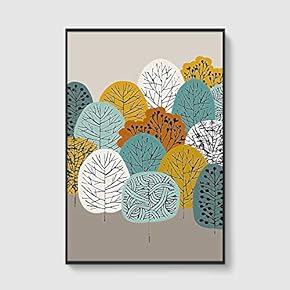 Framed Home Artwork Nordic Style for Living Room Bedroom