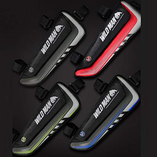 image for JOSPOWER Bike Triangle Frame Bag Reflective Bicycle Pouch Under Seat T