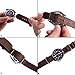 Ritche Genuine Leather NATO Strap 20mm Brown Replacement Watch Band