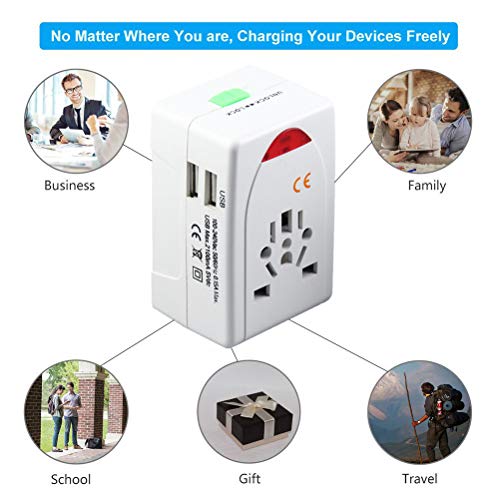Spain Asia Fiji European Amabest Usa Eu Uk Plug Converter International Universal Travel Converter Plug Adapter Converter C G D H B K L J F M N Converter For Us Italy Japan Israel India Wiring Connecting Outlets Accessories