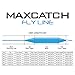 Maxcatch Fly Fishing Line (Weight Forward, Floating) and Fly Line Combo with Backing Leader and Tippet (1F/2F/3F/4F/5F/6F/7F/8F/9F/10F) (Fly Line Satin Orange, WF8F 100FT)