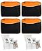 Packing Cubes 4pcs Value Set for Travel , Luggage Organizers - Medium (Orange)