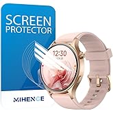 MIHENCE Screen Protector for AR-01 / GTX18 Smart Watch (6 PCS) | TPU HD Protective Film Compatible for Fitpolo 1.3" Smartwatch / Compatible for aeac 1.32'' Smart Watch