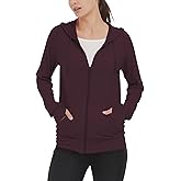 LETAOTAO Womens' Lightweight Zip Up Hoodies Stretch Thin Summer Jackets For Women