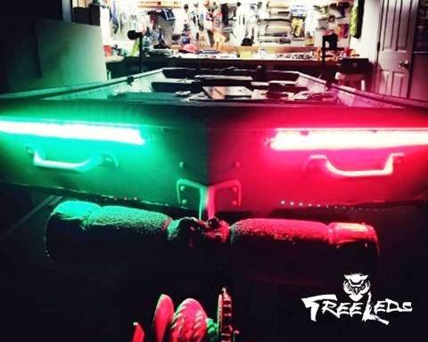 Tree Leds Marine Navigation Boat Bow LED Lighting Waterproof Red & Green Stripe Kit