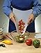 Cut N' Funnel Large Food Service Grade Heavy Gauge Flexible Plastic Cutting Board Mat 1 Pack Made in the USA BPA Free Dishwasher Safe