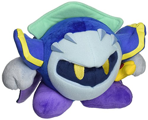 Nintendo Little Buddy USA 1402 Kirby Adventure All Star Collection Meta Knight Plüsch, 14 cm