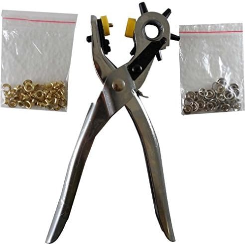 PLIER KING 3-In-1 Plier with Hole Puncher, Snap Tool and Eyelet Maker: TP-83106 by PLIER KING
