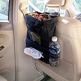 Evelots Back Seat Headrest Litter Trash Bag