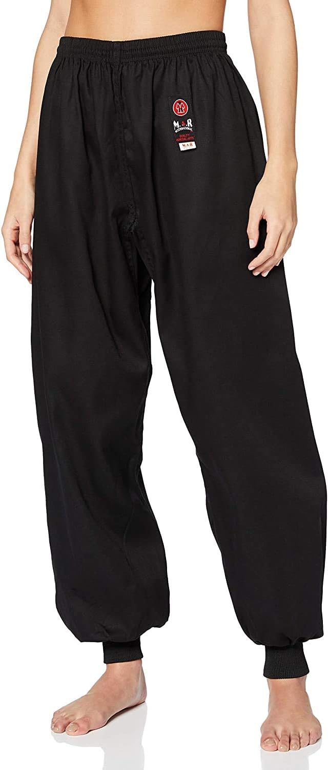 M.A.R International Karate Trouser Gear Shokotan Shukokai Black 180CM