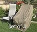 Formosa Covers Premium Tight Weave Patio High Back Outdoor Chair Covers Rocking, Swivel Chair Protection Secure Fastener Strips up to 42