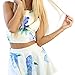 Fancyinn® Women 2 Pieces Set Dress Floral Print Top and Short Skirt