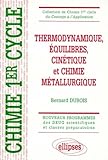 Image de Thermodynamique, équilibres, cinétique et chimie métallurgique