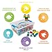 ECR4Kids - ELR-19209 Transpara-Bricks Math Manipulative Set, Educational Sensory Learning Toys for Kids (128-Piece Kit)