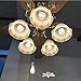 AIIGOU Ceiling Fan Pull Chains With Decorative, 4 Pieces Of Silver Ceiling Fan Chain Extenders 13.6 Inches Fit All Standard Ceiling Fans And Light Fixtures，Pull Chain Extension With Connector.