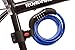 SafeBest Bike Lock, Combination Cable Bicycle Lock, Resettable. Black, Blue, Pink, and White Colors Available. Most Popular 6-Foot Length Safest Lightweight Lock. Best Value Bike Lock Cable.