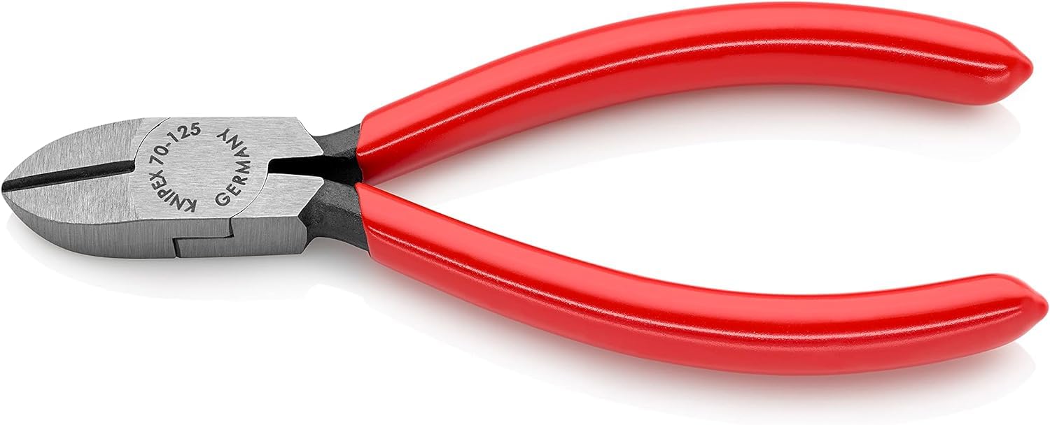 KNIPEX Diagonal Cutter with Plastic Coating 125 mm, 70 01 125