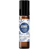 Edens Garden Jasmine Essential Oil Roll-On – Pre-Diluted Floral Blend, 100% Pure Aromatherapy & Natural Perfume, Calming Skin Safe Travel Roll-On, 10 ml (.33 fl oz)