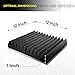 12 pack Acoustic Panels - Acoustic Foam Panels - Sound Proof Studio foam Sound Dampening noise Sound Deadening foam Sound Panels wedges Soundproof Sound Insulation Absorbing 1