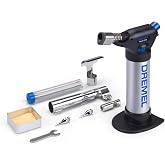 Dremel VersaFlame Multi-Function Butane Torch (2200-5) | Adjustable Flame, Large Butane Tank Capacity, 5 Accessories for Soldering / Welding / Heat Blowing