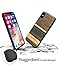 YFWOOD for iPhone Xs Wood Case, Geometric Wood Grain Cover Slim Textured Scratch Proof Drop Proof Durable Bumper Full Body Protective Case for iPhone X/XS