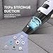 Car Vacuum, MIABOO Small Handheld Vacuum Cordless with Washable HEPA Washable Filter, Lightweight for Hard Floor