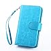 Joopapa S6 Case, Galaxy S6 Case, Samsung Galaxy S6 Wallet Case,Pu Leather Case Magnet Wallet Credit Card Holder Flip Cover Case Built-in 9 Card Slots & Stand Case for Samsung Galaxy S6 (Blue)