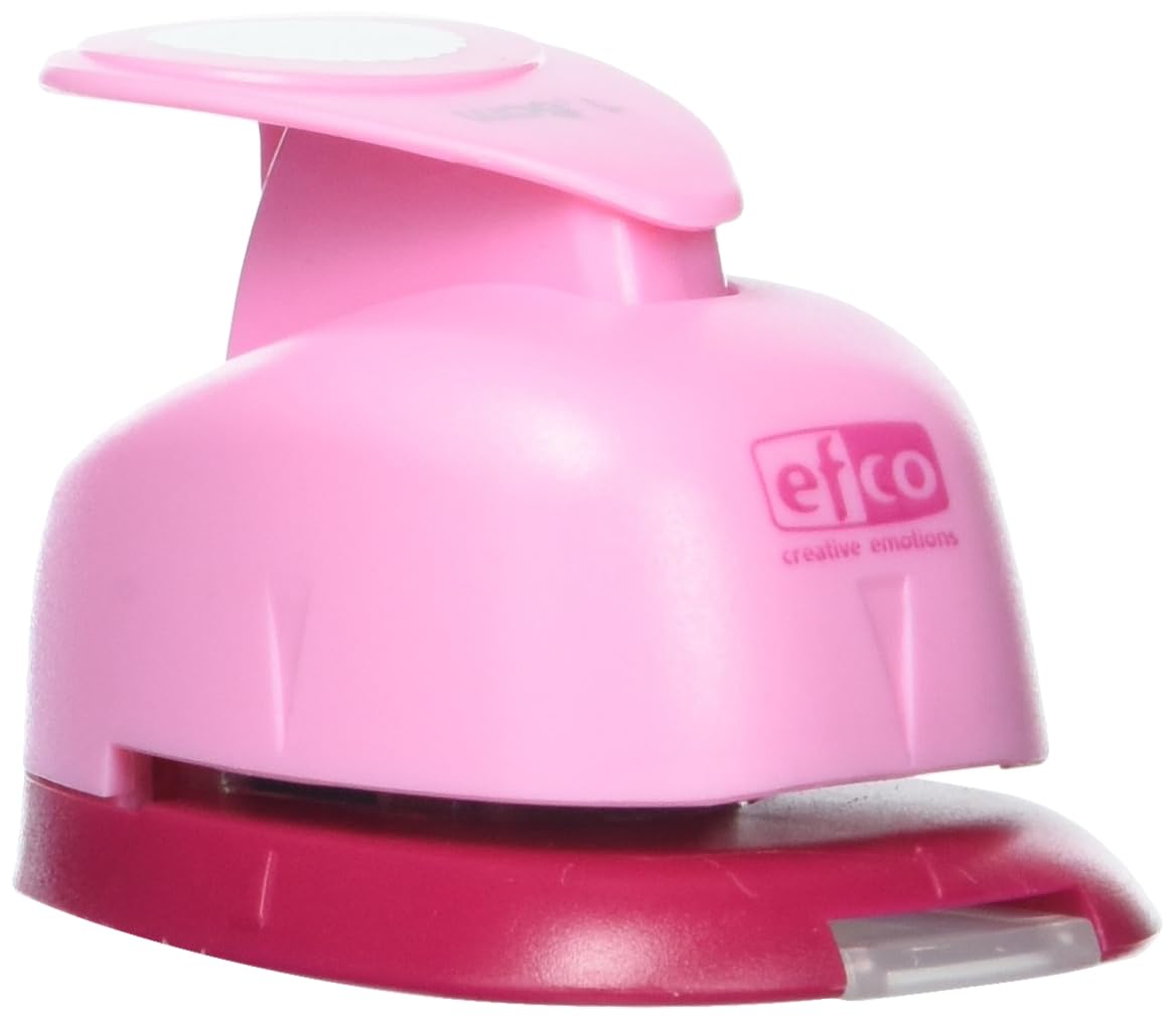 EFCO 1.6 cm Small Circle Toothed 5/8-Inch Punch, Pink