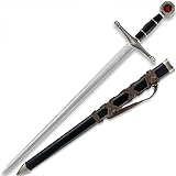 Tomahawk Sword Black Prince or Middle Ages Broadsword Options | 17" Stainless Steel Blade | Historical Collection Items for D