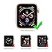Doweiss Compatible for Apple Watch Series 5 and Series 4 Case 40/44mm(3 Pack), Colorful Soft TPU Bumper Protective Cover Shock Proof Shatter Resistant Lightweight Thin Shell Slim Frame