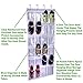 Over The Door Hanging Shoe Storage Organizer By Lebogner - 24 Clear Reinforced Vinyl Pouches, Store Up To 12 Pairs Of Shoes, White Space Saving Closet Accessories Organizer, Sturdy Shoe Organizer