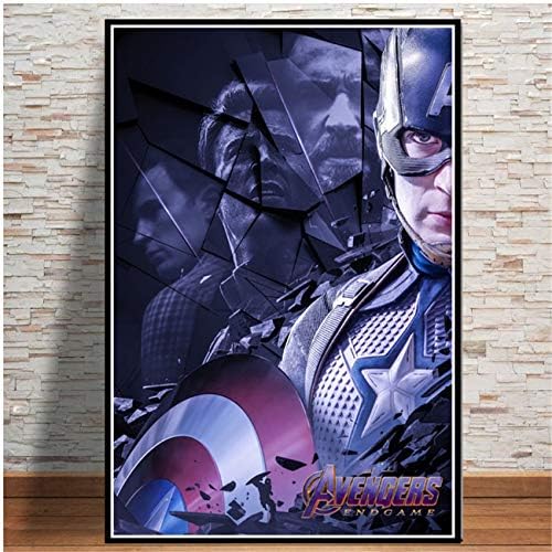 NATVVA Modern Wall Art Painting Super Heroes Avengers Endgame Posters Picture Printed Canvas Artist Home Decor Artwork for Living Room Bed Room Men Wall Decoration No Frame