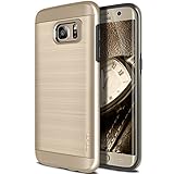 Galaxy S7 Edge Case, OBLIQ [Slim Meta][Champagne Gold] Slim Fit Premium Dual Layer Protection Case with Metallic Brush Finish Back with Shock Absorbing TPU Inner Layer for Samsung Galaxy S7 Edge