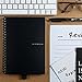 Elfinbook Everlast Smart Notebook 2.0, 2018 New, Cloud Storage, Evernote Storage, Water-to-Erase, Mind Map, Reusable Everlast Notebook, Pilot FriXion pen included, 60 pages, B5, 6.9”x9.8”-inch (Black)