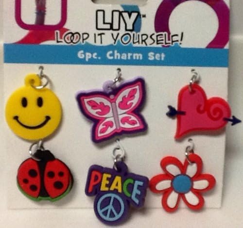 LIY Loop It Yourself Charms! 6 Fashionable, Trendy Rubber Charms!