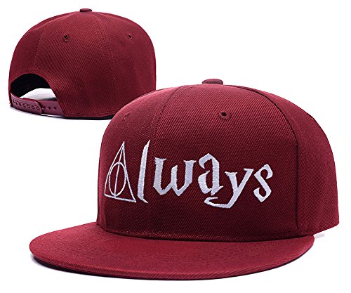 Hengyun Harry Potter Always Logo Adjustable Snapback Embroidery Hats Caps Red Buy Online In Dominica At Dominica Desertcart Com Productid 24894247