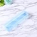 OUNONA Portable Toothbrush Case Breathable Toothpaste Plastic Storage Box Large-Sized Toothbrush Case (Blue)