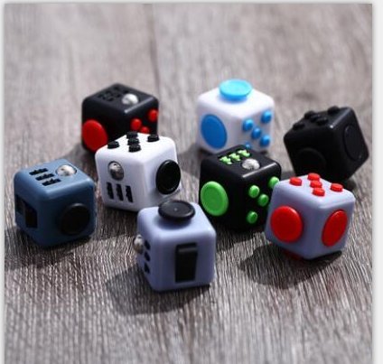The Best Fidget Cube With Plastic, Beautiful Design & Smooth Cube. Relieves Stress, Anxiety,Quit Smoking, Autism. Perfect Gift For Kid & Adult
