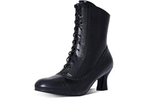 Erocalli Victorian Boots Witch Costume Renaissance Shoes Women Pirate Boots Women Vintage Boots Witchy Clothes for Women