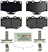 BOSCH BE611H Blue Ceramic Disc Brake Pad Set With Hardware - Compatible With Select Toyota 4Runner, T100; FRONT