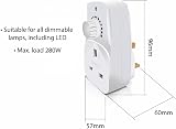 Eagle 13A Plug in Dimmer Adjustable Light Control Switch for Lamps Fans view 4